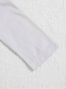 男童熊貓臉印花長袖t卹+熊貓印花長褲睡衣套裝 - 淺灰色 - 查看 6