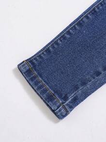 SHEIN Tween Boy Ripped Washed Jeans