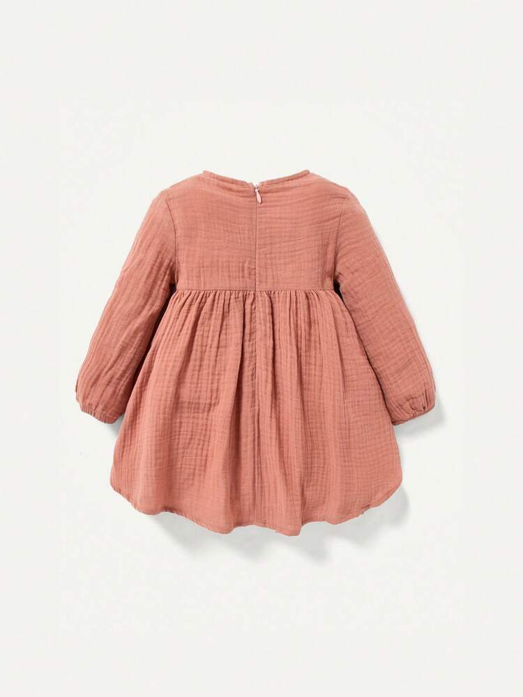 Baby Girl Floral Print Smock Dress