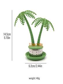 1入組椰子樹形狀包 - 綠色 - 查看 3