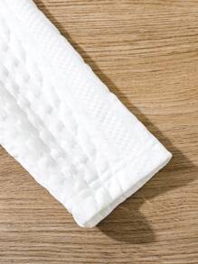 SHEIN Young Boy Casual Versatile Simple Bear Design T-Shirt - White - View 6