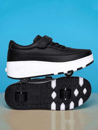 Trẻ em Ngoài trời Thể thao Giày thể thao , Giày Trượt patin , 2 Bánh xe Giày dép , Màu thuần