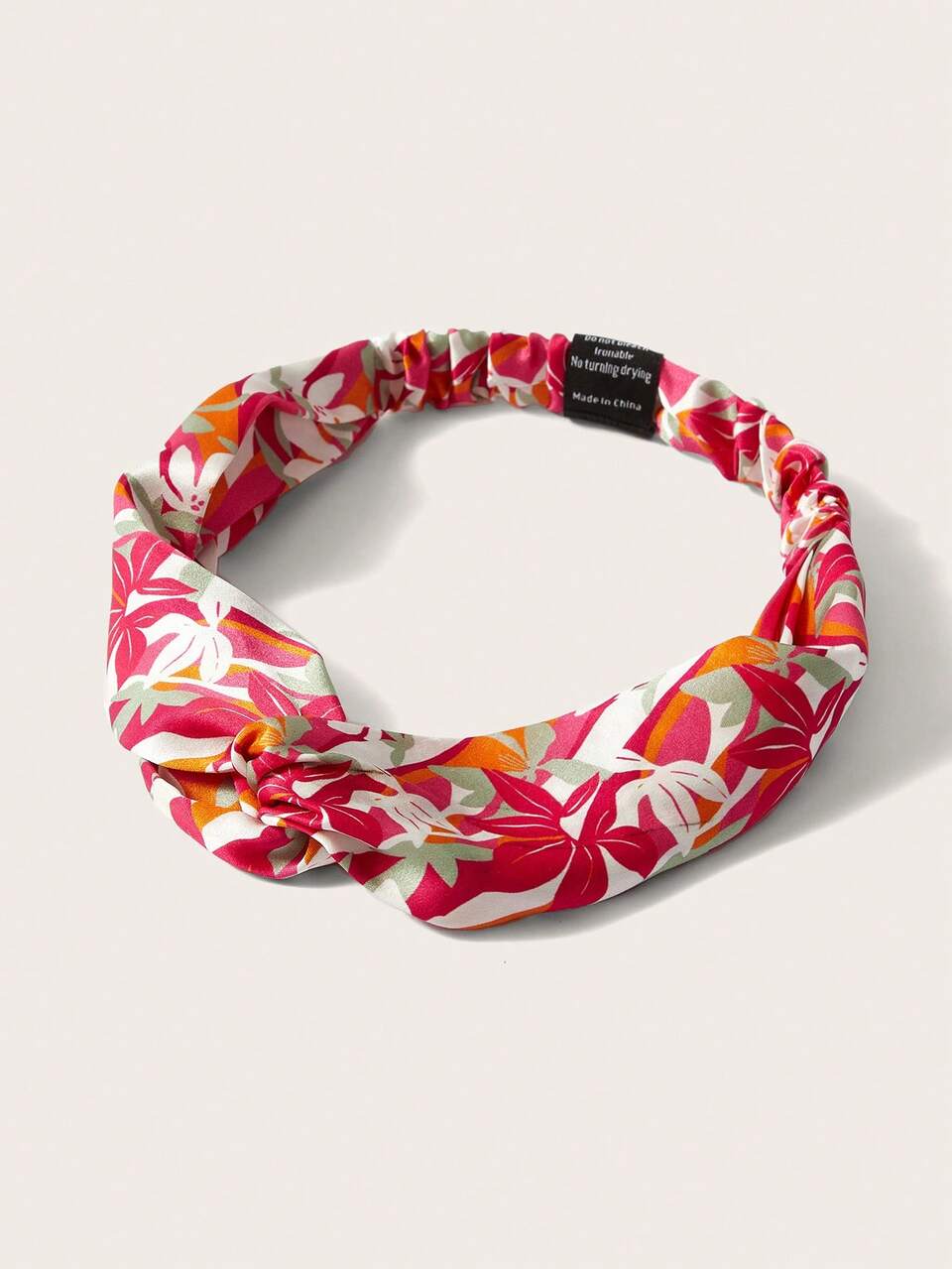 PURE SILK FLORAL HEADBAND