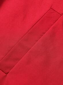 Manfinity LEGND Loose-Fit Men's Letter Graphic Striped Trim Jacket - Multicolor - View 7