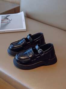 Infant & Toddler Simple And Comfortable Flat Shoes For Spring And Summer - Black - View 1