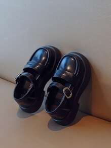 Infant & Toddler Simple And Comfortable Flat Shoes For Spring And Summer - Black - View 2