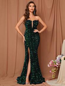 LOVE&LEMONADE Trang phục dạ hội & dạ hội nữ - màu xanh lá - Xem 6