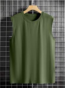 Manfinity Homme Men Solid Tank Top