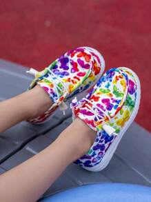 أحذية رياضية ملونة للأطفال ذات رقبة قصيرة للاستخدام اللطيف في الخارج مع نعل مقاوم للانزلاق