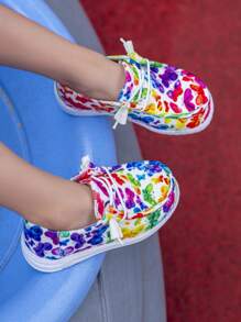 أحذية رياضية ملونة للأطفال ذات رقبة قصيرة للاستخدام اللطيف في الخارج مع نعل مقاوم للانزلاق