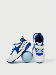 Cool Fashionable Comfortable Color-Block Children's Sports Shoes - Multicolor - View 10