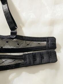 Set de lencería Halloween con encaje floral con aro - Multicolor - Ver 5