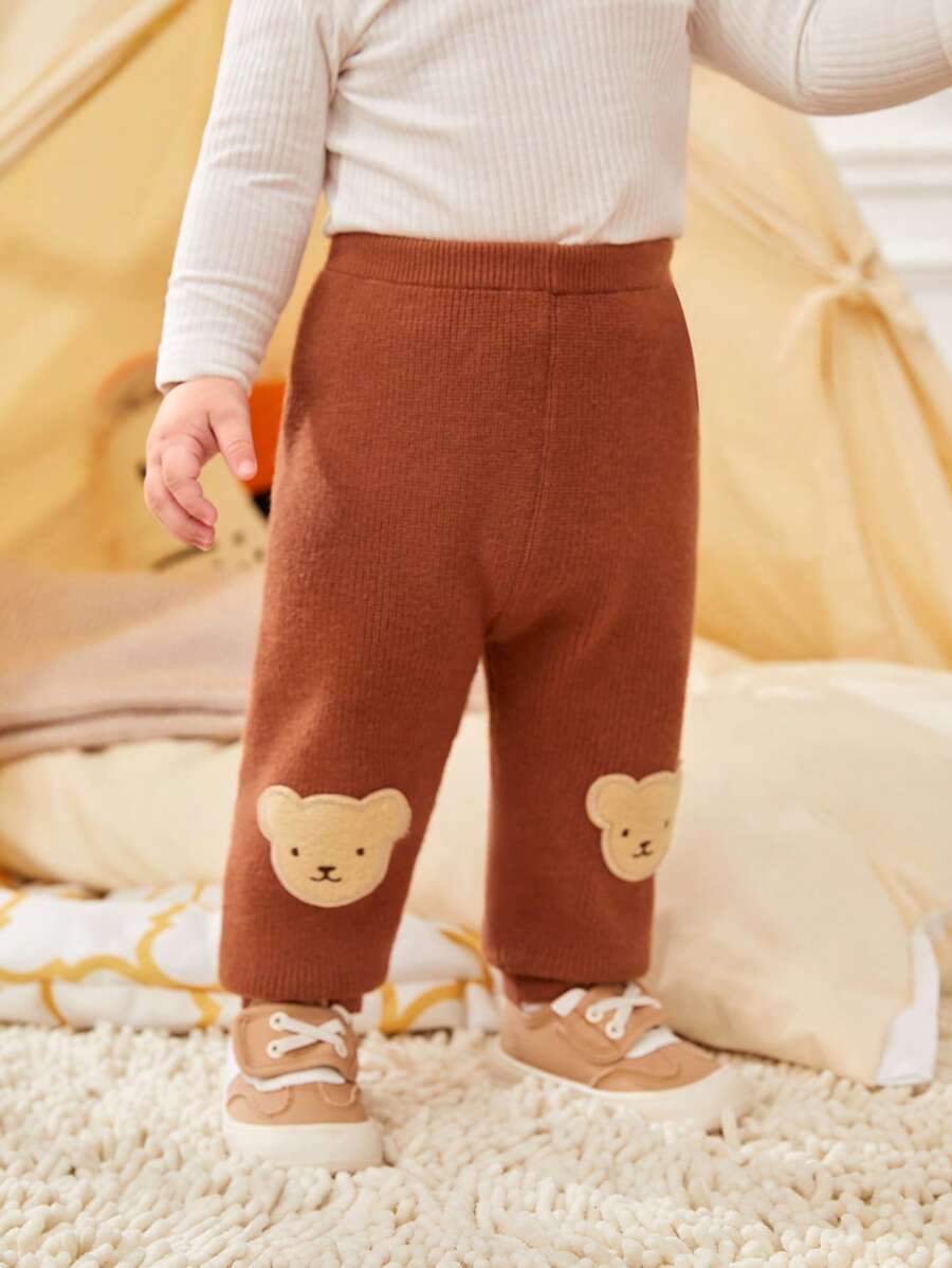 SHEIN Bé trai đáy - màu nâu - Xem 1