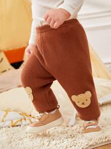 SHEIN Bé trai đáy - màu nâu - Xem 3