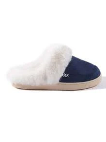 仿麂皮女性室內拖鞋帶防滑鞋底,濃烈香調,柔軟的,舒服的和耐用