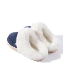 仿麂皮女性室內拖鞋帶防滑鞋底,濃烈香調,柔軟的,舒服的和耐用