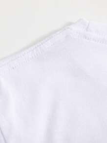 INAWLY Leopard Print Tee Graphic Cheetah Print Tees Women Tops - White - View 5