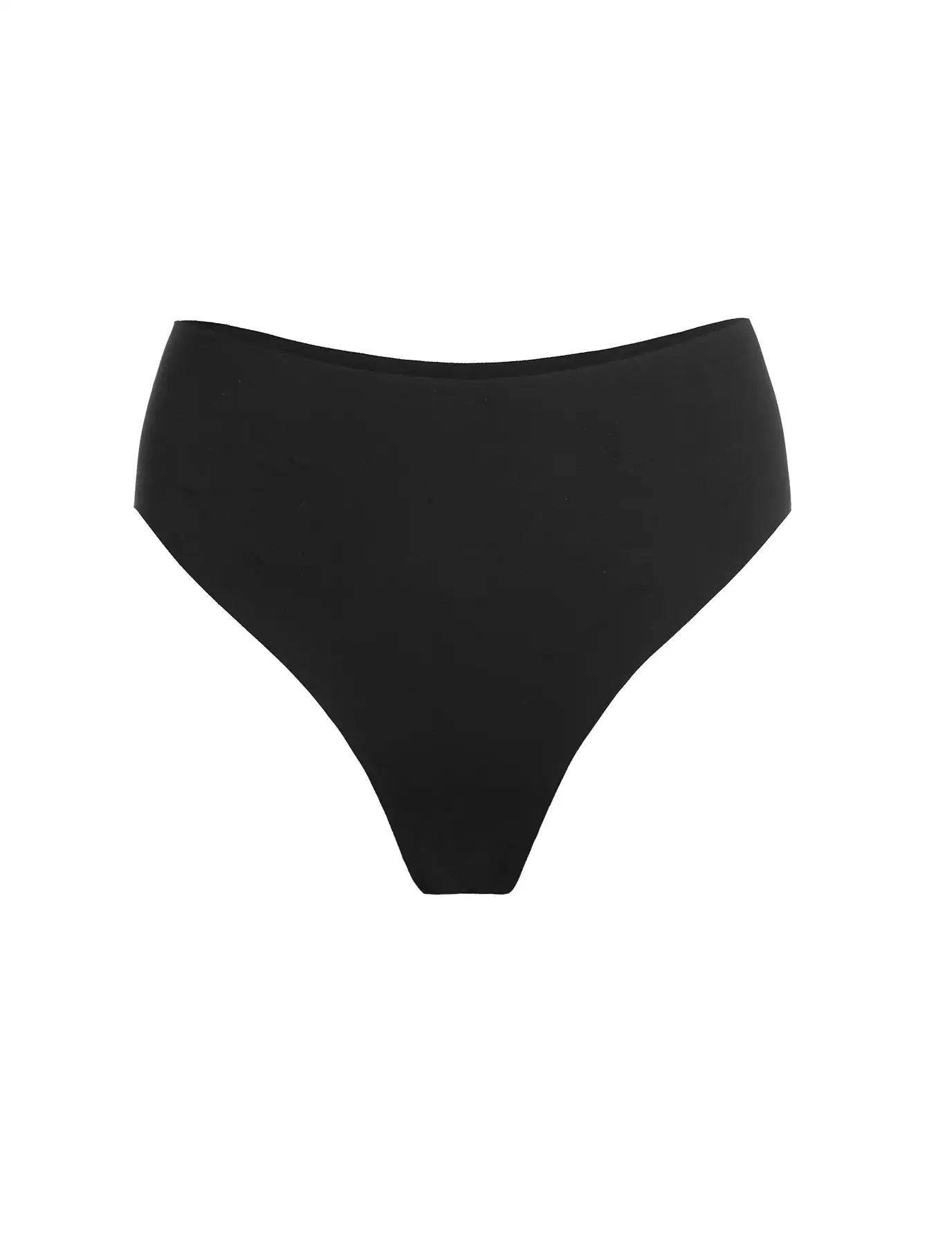 Ocili 3入組彈性和光滑的中腰絲褲－黑色 - 黑色 - 查看 3