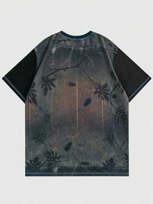 ROMWE MEN Guys Bear Print Tee - Multicolor - View 2