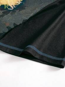 ROMWE MEN Guys Bear Print Tee - Multicolor - View 5