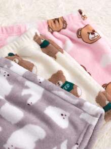 3 chiếc quần short ngủ Pyjama đồ họa hoạt hình - Nhiều màu - Xem 4