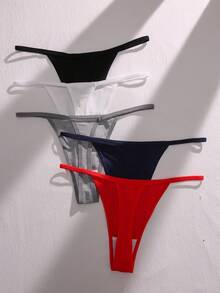 5pack Cartoon Graphic Thong - Multicolor - View 2
