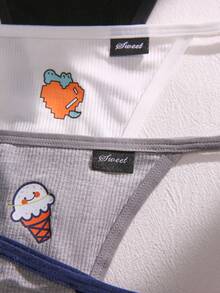 5pack Cartoon Graphic Thong - Multicolor - View 5