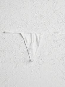 Ocili Leisure Extremely Stretchy & Smooth Low Waist Sexy G-String - White Bridallingerie - White - View 7