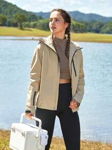 In My Nature Outdoor Women's Hooded Waterproof Raincoat Jacket For Camping And Hiking Waterproof Jacket Womenwindbreaker Womenrain Jacket Womensport Jackets For Women