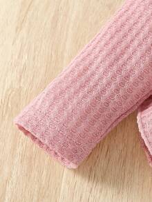 2 bộ trang phục mùa thu viền ren màu hồng cho bé gái, vải thoải mái và thoáng khí, thích hợp để mặc thường ngày, mặc hàng ngày, đi nghỉ, tiệc tùng và sinh nhật - Bụi hồng - Xem 7