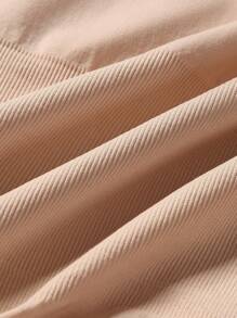 SHAPORA Women's Apricot Backless Cropped Slimming Shapewear Bodysuit Medium Stretch Casual Comfy One Piece - Apricot - View 6