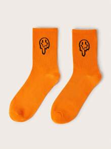 ThisUniqueVibe Artist Dark Men Expression Pattern Crew Socks, Holiday