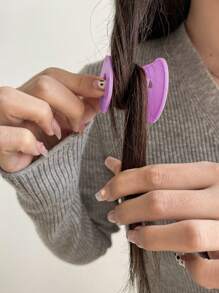 DAZY Purple Hair Curler - Purple - View 3