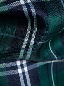 Manfinity Homme Áo sơ mi nam in họa tiết kẻ sọc dài tay có nút lên áo sơ mi công sở đầy màu sắc cho chồng - màu xanh lá - Xem 3