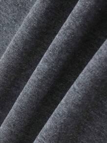 INAWLY 拉链抽绳保暖内衬连帽衫，长袖上衣