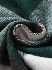 Chàng trai trẻ In kẻ sọc Nút phía trước Áo sơ mi - Nhiều màu - Xem 3