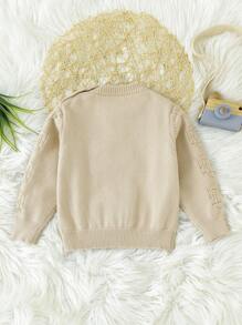 Baby Girl Cable Knit Sweater