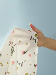 In hoa Viền Ruffle Váy ngủ - Nhiều màu - Xem 7