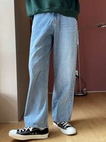 DAZY Nam Túi nghiêng Quần legging thẳng - Rửa nhẹ - Xem 3