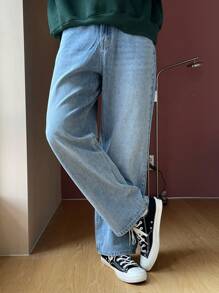 DAZY Nam Túi nghiêng Quần legging thẳng - Rửa nhẹ - Xem 4