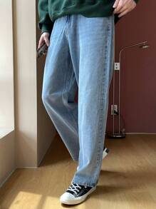 DAZY Nam Túi nghiêng Quần legging thẳng - Rửa nhẹ - Xem 7