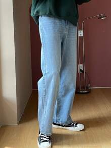 DAZY Nam Túi nghiêng Quần legging thẳng - Rửa nhẹ - Xem 9