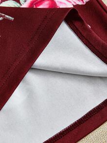 SHEIN Clasi In hoa Váy bút chì - Nhiều màu - Xem 4