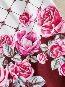 SHEIN Clasi In hoa Váy bút chì - Nhiều màu - Xem 5