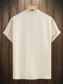 Manfinity Homme 男士襯衫 - 杏色 - 查看 2