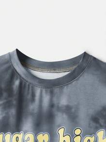 Studio Chunk Fairycore Mushroom Print Tie Dye Tee - Multicolor - View 3