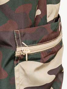 Hauture 迷彩印花可拆卸拉鍊貨物裙 - 彩色 - 查看 9