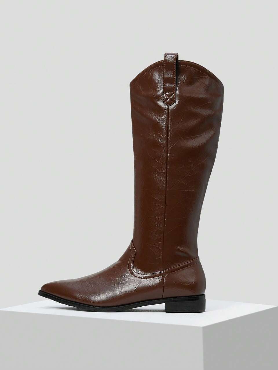 MOTF TALL PULL-ON WESTERN BOOTS