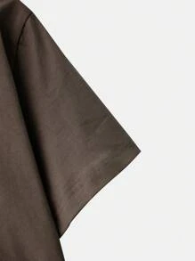 ROMWE Academia 骷髅图案 T 恤，学校