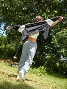 In My Nature 女式城市戶外防水遠足慢跑褲，非常適合徒步旅行和日常通勤 - 淺灰色 - 查看 2